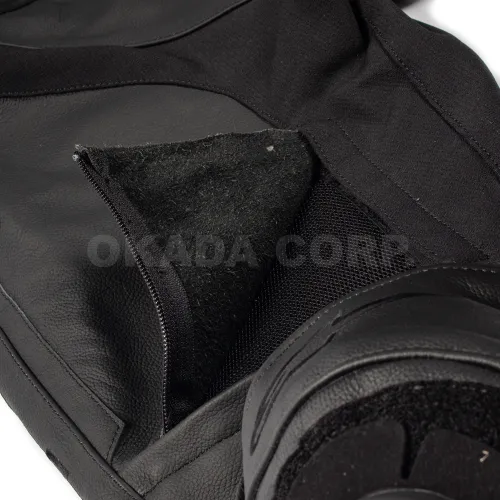 Missile V3 Leather Pants - Long - BLACK RACING Leather Pants